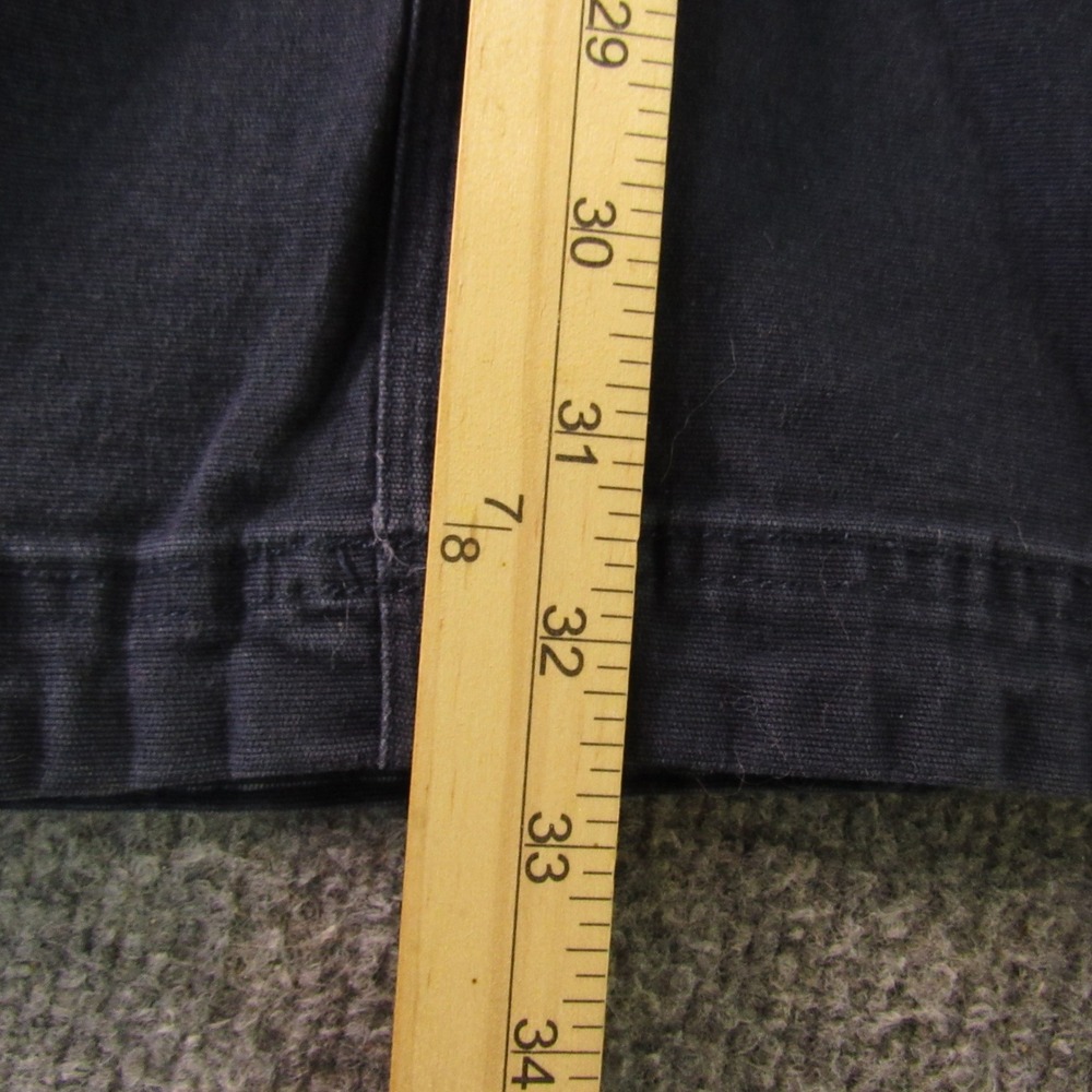 Duluth Trading Co Flex Fire Hose Cargo Pants Men 44x34 Blue Relaxed Fit Workwear - Picture 16 of 16